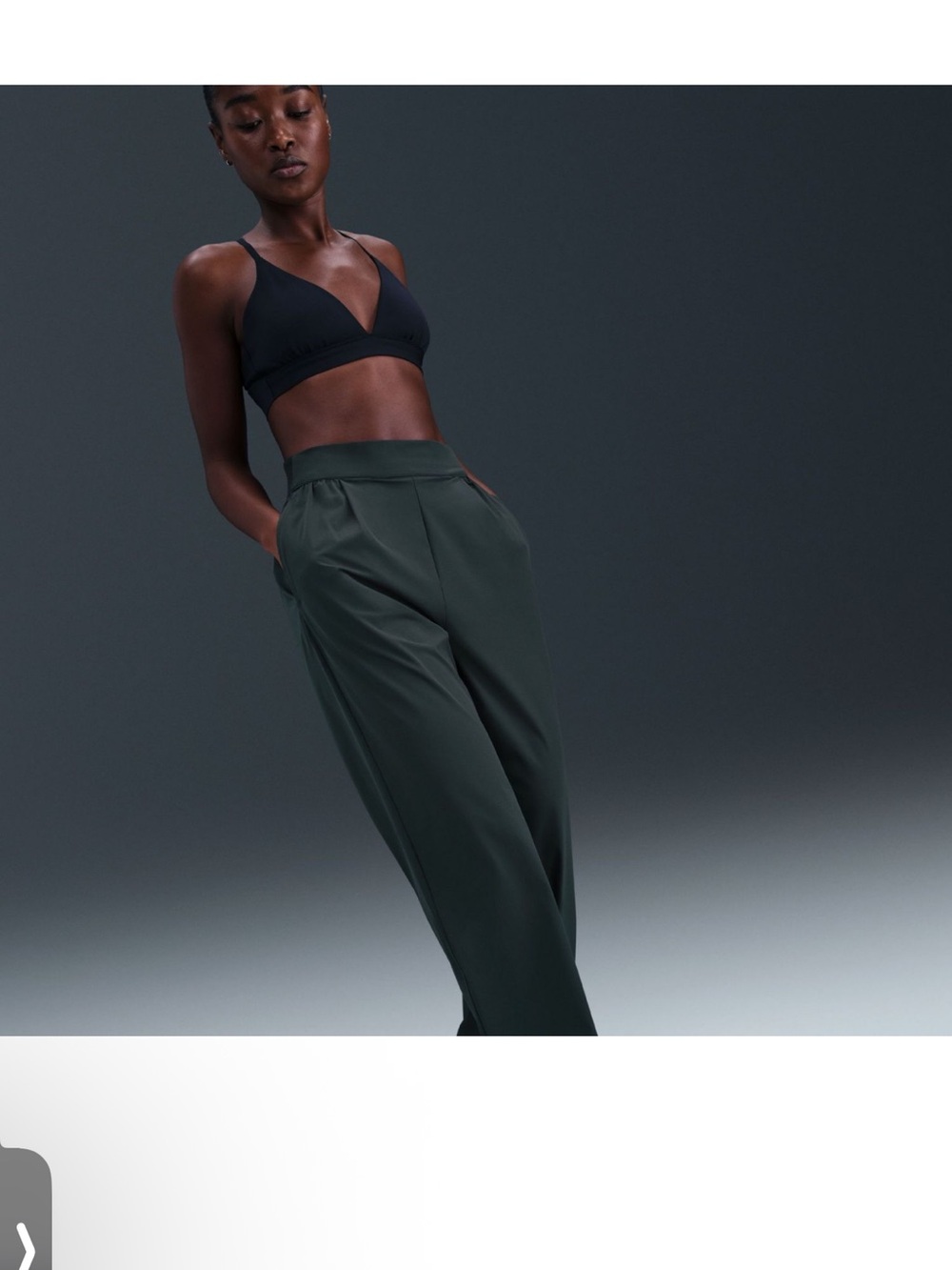 NWT Nike 24.7 High-Rise Wide-Leg Women’s Pants Green Sz XL $110 - Picture 4 of 8